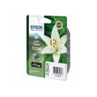 Epson T0595 - 13 ml - lichtcyaan - origineel - blister - inktcartridge - voor Stylus Photo R2400