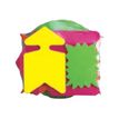 3270240600132-Apli Agipa - 50 Cartons fluos découpés - diamètre 19 cm - jaune, vert, orange, rose-P_60013_1-0