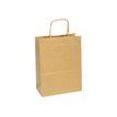 3065503956091-Clairefontaine - 25 Sacs cadeau kraft - 16 cm x 8 cm x 21 cm - brun-Angle gauche-0