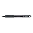 Uni Laknock - Balpen - zwart - inkt op oliebasis - 1 mm - terugtrekbaar