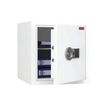 3700092258880-Reskal SB1000EL - Coffre-fort à valeur assurable 65L - à code - 2 étagères - acier blan-Angle gauche-0