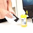 0043859587131-Fellowes Boîte de 100 lingettes nettoyantes pour écran-P_99703_11-4