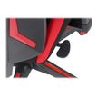 3701338800702-Fauteuil gamer POPER-M - accoudoirs réglables - noir et rouge-Gros plan-9