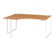 Gautier office Sunday - Tafel - rechthoekig gebogen (links) - walnoot