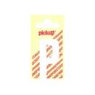 8711234242150-Pickup - Étiquette autocollante - 150 mm - Lettre P - blanc mat-Avant-0