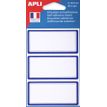 APLI agipa - Zelfklevend etiket - blauwe omlijsting (pak van 24)