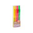 8410782189329-Apli Agipa - Pack de 4 surligneurs fluos rétractables - couleurs assorties-Angle gauche-0
