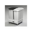 7318081667016-Durable - Chariot 4 roulettes pour 2 conteneurs à déchets 60L-Angle droit-1