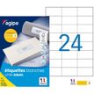 3270241190151-Apli Agipa - 2400 Étiquettes adhésives blanches multi-usages - 70 x 37 mm - coins droits - -P_119015_1-0