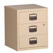 MT - Voetsteun - mobiel - 3 lades - metaal - beige