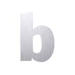 8711234001818-Pickup Alu Brosse - Étiquette autocollante 145 mm - Lettre B-Avant-0