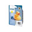 Epson T0554 - 8 ml - geel - origineel - blister - inktcartridge - voor Stylus Photo R240, R245, RX420, RX425, RX520