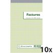 3130632132828-Exacompta - 10 Manifolds Carnets de factures collés en tête - 50 dupli - 22 x 13,5 cm--0