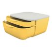 4002432124756-Leitz Cosy - Bloc de classement plastique - 2 tiroirs - jaune-Angle droit-2