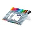 STAEDTLER triplus 334 - Fijnschrijver - verschillende kleuren - inkt op waterbasis - 0.3 mm - superfijn - pak van 20