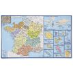 Viquel World map/Europe/France - Bureaumat - 59.8 x 36.5 cm - polyvinyl chloride (PVC)