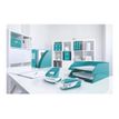 4002432103041-Leitz WOW NeXXt 5008 - Perforateur - 30 feuilles - métal - Bleu iceberg métallisé-Angle droit-2