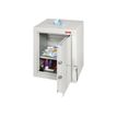 3760065623718-Reskal MLW45 - Coffre-fort de dépôt 54L - à clé - acier blanc-Angle droit-0