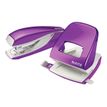 4002432103058-Leitz WOW NeXXt 5008 - Perforateur - 30 feuilles - métal - violet métallisé-Angle droit-1