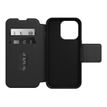 0840262381802-OtterBox Strada Series - porte folio en cuir avec MagSafe pour 14 Pro - noir-Avant-0