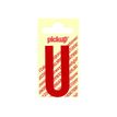 8711234243201-Pickup - Étiquette autocollante - 150 mm - Lettre U - rouge brillant-Avant-0