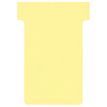 Nobo - T-kaart - 4.85 x 8.5 cm - Formaat 2 - geel (pak van 100) - voor P/N: 1900393, 1900398, 1900403