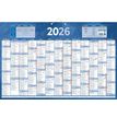CBG Bleu & rouge 228 - Bankkalender - wandmontage - January 2020-January 2021 - 13 maanden per pagina - 430 x 650 mm - met datum