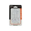 3571211264446-BIGBEN Kit main libre - Ecouteurs filaire avec micro - intra-auriculaire - blanc -Avant-1