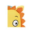 3135250978728-Sac à dos maternelle Baby Animals Lion - 1 compartiment - Viquel-Gros plan-1