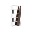 3483600647467-Bibliothèque réversible gauche/droite XENON - L90 x H188 x P38 - Chêne royal-Angle gauche-0