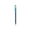 3474376024705-Pentel Hybrid Dual Metal - Pack de 6 rollers - 1 mm - argent-Avant-0