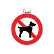 3130630670599-Exacompta - Pictogramme adhésif "interdit aux chiens" - 20 cm de diamètre-Avant-0