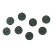 5028252139892-Nobo aimant - 2 cm de diamètre - noir (pack de 8)-Avant-0