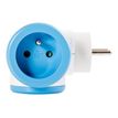 3760110684190-WATT & CO - multiprise triplite rotative - blanc/bleu-Droite-3