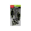 Pickup - Plaque de porte 3D Pro - Toilettes - gris