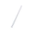 5010255455505-GBC CombBind - 100 anneaux de reliure en plastique - 12 mm - jusqu'à 95 feuilles - blanc-P_300000137_1-0
