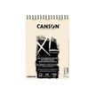 3148950074898-Canson XL Kraft - Bloc à dessin spiralé - 60 feuilles - A4 - 90 gr - Marron-P_300005924_1-0