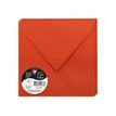 3329680557336-Pollen - enveloppe - 165 x 165 mm - côté ouvert - rouge corail - pack de 20-P_300012183_1-0