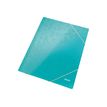 4002432104222-Leitz WOW - chemise à 3 rabats - pour A4 - capacité : 250 feuilles - bleu iceberg-P_300019091_1-0