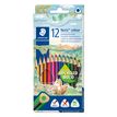 4007817037218-STAEDTLER Noris Design Journey - 12 Crayons de couleur - couleurs brillantes assorties-P_300029118_1-0