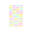 3609510910648-Maildor Initial - adhésif décoratif - géométrique - 20 feuilles - pastel, couleur vive-P_300029709_3-9