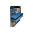 3219095012509-Chassis télescopique avec glissières pour armoire à rideaux-Angle gauche-0