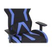 3701338800733-Fauteuil gamer POPER-T - accoudoirs réglables - noir et bleu-Gros plan-10
