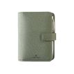 Oberthur Salisbury 13 - Organizer - weekweergave - 80 x 130 mm - ivoorkleurig papier - 6 gaten - groene hoes - canvas