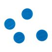 5028252139991-Nobo aimant - 3 cm de diamètre - bleu (pack de 4)-Avant-0
