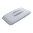7318080497058-Durable - Couvercle pour poubelle 60L - poignée moulée - gris-Angle gauche-0