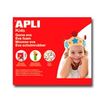 8410782127710-Apli - 1 feuille décor mousse - rouge-Avant-0