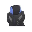3701338800719-Fauteuil gamer POPER-M - accoudoirs réglables - noir et bleu-Gros plan-8