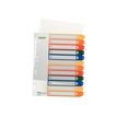 4002432358489-Leitz Printable Index - Intercalaire plastique - 12 positions - A4 extra large -Avant-0