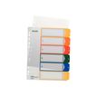 4002432358441-Leitz Printable Index - Intercalaire plastique - 6 positions - A4 extra large -Avant-0